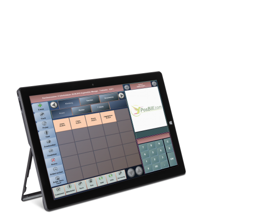 PosBill Tablet Handel Neu Freigestellt